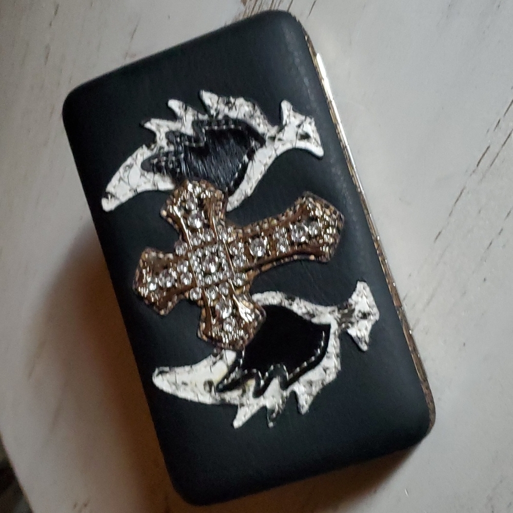 Winged Cross Clutch/Wallet
